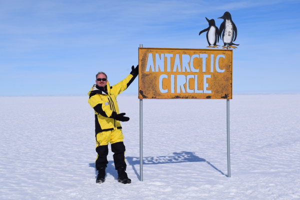 Steven in Antarctica